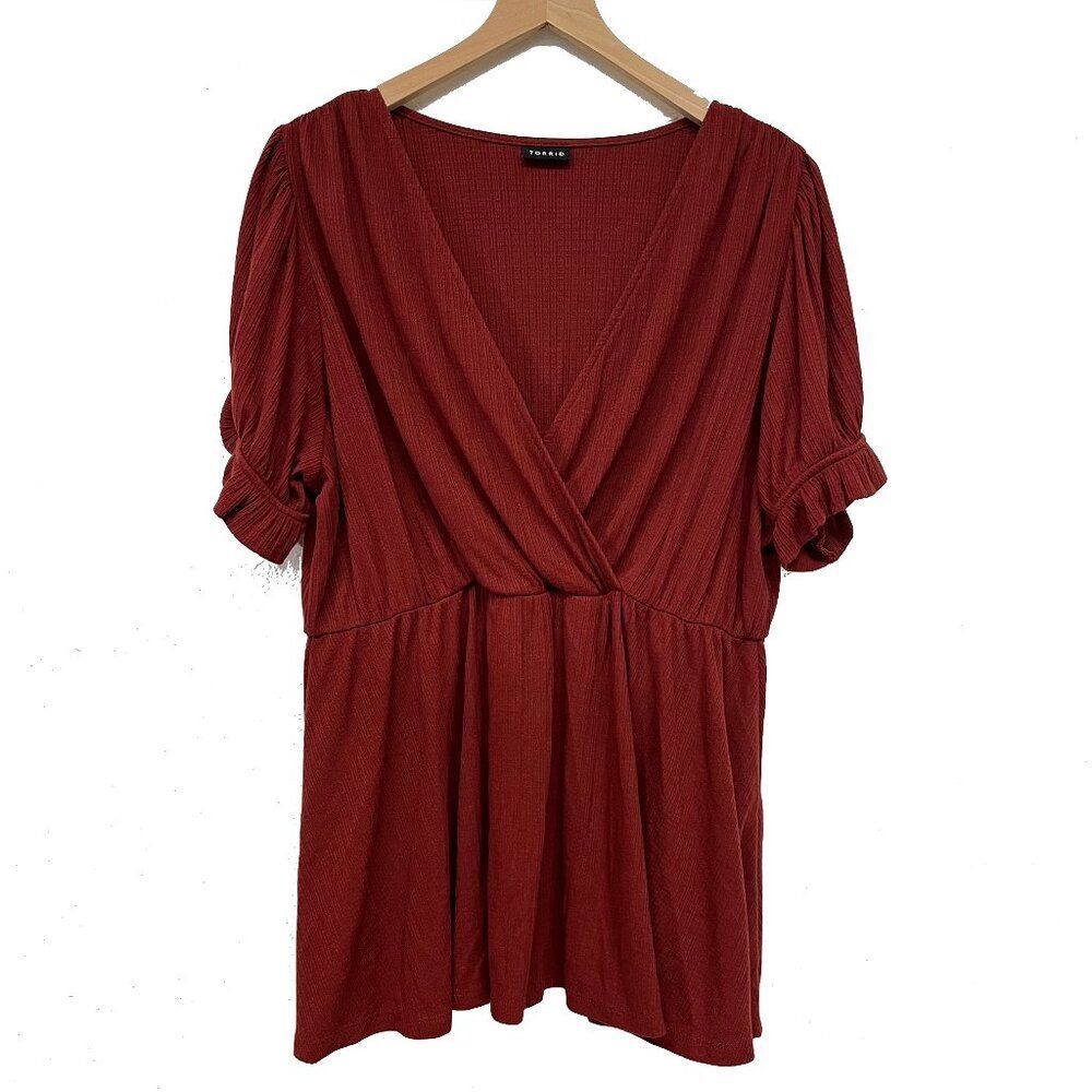 Torrid Red Babydoll Top - See Measurements